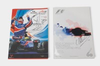 WEBBER: An official 2010 British GP programme signed on cover by Mark Webber [Location: Melbourne]