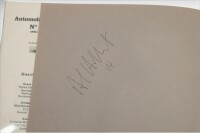 AUTOCOURSE: A signed copy of 'Autocourse' edition 1985/86, signed by J.Rondeau, A.Holbert, B.Tullis, K.Ludwig & J.Palmer [Location: Melbourne] - 2
