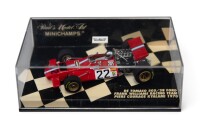 WILLIAMS: A Minichamps 1:43 scale 1970 Frank Williams Racing Team De Tomaso 505/38 Ford car #22 as driven by Piers Courage in box [Location: Melbourne]