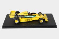 FITTIPALDI: A Spark 1:43 scale 1977 Fittipaldi Copersucar F5 (S3930) car #28 as driven by Emerson Fittipaldi in perspex case [Location: Melbourne] - 3