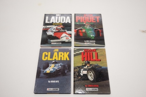 F1 DRIVERS: Four hardcover editions of 'Driver Profiles' books by 'Autocourse' [Location: Melbourne]