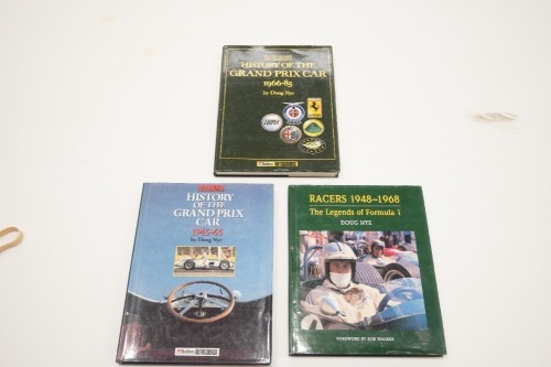 GRAND PRIX: Three hardcover books relating to early Grand Prix history [Location: Melbourne]