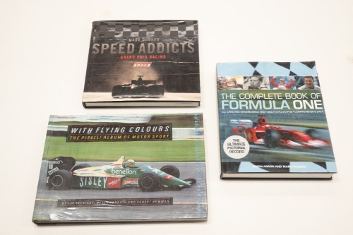 GRAND PRIX: Three hardcover pictorial books relating to Grand Prix racing [Location: Melbourne]