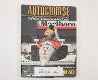 AUTOCOURSE: A signed copy of 'Autocourse' edition 1991-92, signed by Nigel Mansell & Riccardo Patrese [Location: Melbourne]