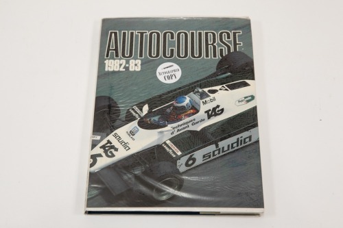 AUTOCOURSE: A signed copy of 'Autocourse' edition 1982-83, signed by Keke Rosberg [Location: Melbourne]