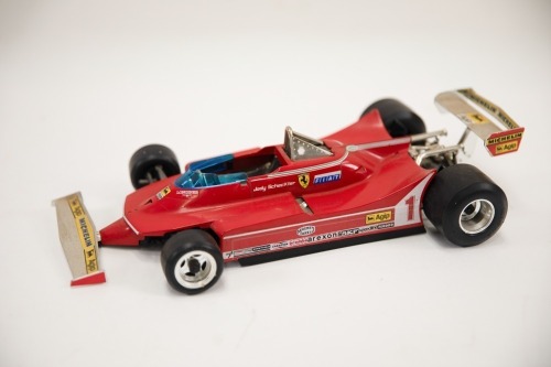 FERRARI: A Bburago 1:14 scale Ferrari 312 T5 car #1 as driven by Jody Scheckter [Location: Melbourne]