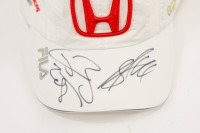HONDA: A Honda hat signed by drivers Jenson Button & Alex Wurz [Location: Melbourne] - 2