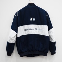 WILLIAMS: A c2003/04 Williams Racing Team jacket with prominent sponsorship from HP, Castrol, BMW, 1188.COM & Reuters, size medium [Location: Melbourne] - 2