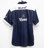 MCLAREN / MERCEDES: A group of four Mclaren / Mercedes mens button shirts [Location: Melbourne] - 9