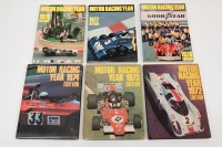 MOTOR RACING YEAR: Six editions of 'Motor Racing Year' annual year book, includes years 1972, 1973, 1974, 1976, 1977 and 1978 [Location: Melbourne]