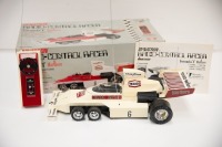 REMOTE CONTROL: A 1978 Dynatron Radio Control Racer Formula-1 six-wheeler in Texaco-Marlboro livery, complete within original box [Location: Melbourne] - 2