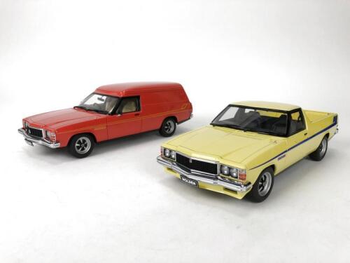 HOLDEN: Pair of 1:18 scale Holden Sandman cars produced by AutoArt. (NB description)