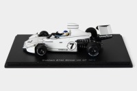 BRABHAM: A Spark 1:43 scale 1974 Brabham BT44 as driven by Carlos Reutemann (#S4344) in perspex case [Location: Melbourne] - 2