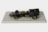 LOTUS: A Spark 1:43 scale 1972 Lotus 72D car #9 as driven by Dave Walker in perspex case [Location: Melbourne] - 2