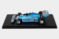 LIGIER: A Spark 1:43 scale 1977 Ligier J27 (S1722) car #26 as driven by Jacques Laffite in perspex case [Location: Melbourne] - 2
