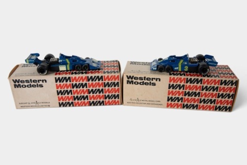 TYRRELL: Two Western Models 1:43 scale Tyrrell F1 models in original boxes [Location: Melbourne]