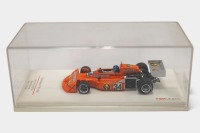 MARCH: A TSM 1:43 scale 1976 March 761 car #34 as driven by Hans Stuck in perspex case [Location: Melbourne] - 2