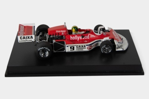MARCH: A Minichamps 1:43 scale 1977 March Ford 761B car #9 as driven by Alex Ribeiro in perspex case [Location: Melbourne]