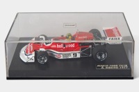 MARCH: A Minichamps 1:43 scale 1977 March Ford 761B car #9 as driven by Alex Ribeiro in perspex case [Location: Melbourne] - 3