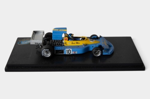 MARCH: A TSM 1:43 scale 1976 March 761 car #10 as driven by Ronnie Peterson in perspex case [Location: Melbourne]