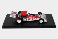 B.R.M: A Spark 1:43 scale 1973 B.R.M P160E (S1856) car #20 as driven by Jean-Pierre Beltoise in perspex case [Location: Melbourne]