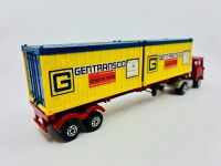MATCHBOX: An unboxed 1:62 scale Matchbox model of the Super Kings K-17 Scammell Crusader Container Truck with original packaging [Location: Sydney] - 7