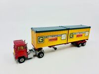 MATCHBOX: An unboxed 1:62 scale Matchbox model of the Super Kings K-17 Scammell Crusader Container Truck with original packaging [Location: Sydney] - 9