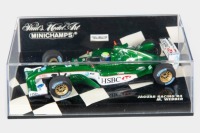 JAGUAR: A Minichamps 1:43 scale 2003 Jaguar Racing R4 car #14 as driven by Mark Webber in original box [Location: Melbourne]