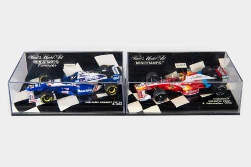 WILLIAMS: Two Minichamps 1:43 scale Williams team models in original boxes [Location: Melbourne]