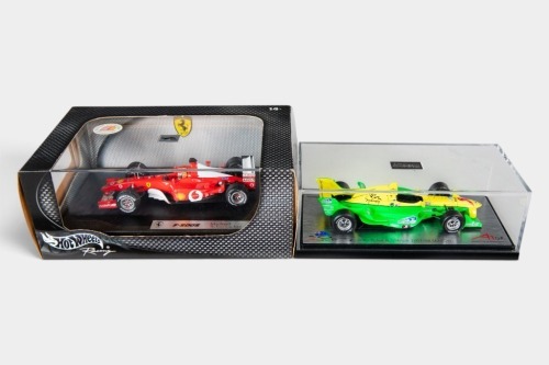 FERRARI / A1 TEAM: Two 1:43 scale Ferrari & A1 Team Australia team models in original boxes [Location: Melbourne]