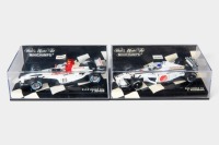 BAR HONDA: Two Minichamps 1:43 scale BAR Honda team models in original boxes [Location: Melbourne]