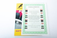 JAPANESE GP: An official programme from the 1995 Japanese Grand Prix at Suzuka, signed by Schumacher, Herbert, Berger, Alesi [Location: Melbourne]