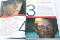 AUTOCOURSE: A signed copy of 'Autocourse' edition 2006/07, signed by Alonso, Hamilton, Raikkonen, Button, Massa, Fisichella, Barrichello, Trulli, Rosberg & Coulthard [Location: Melbourne] - 2