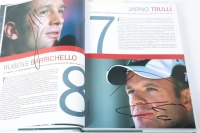AUTOCOURSE: A signed copy of 'Autocourse' edition 2006/07, signed by Alonso, Hamilton, Raikkonen, Button, Massa, Fisichella, Barrichello, Trulli, Rosberg & Coulthard [Location: Melbourne] - 4