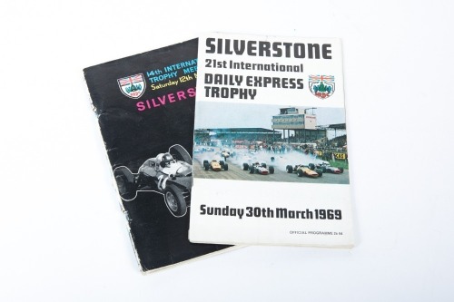 SILVERSTONE: Two c1960s official programmes from events at Silverstone Race Circuit [Location: Melbourne]