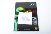 HUNGARIAN GP: An official signed programme from the 2012 Hungarian Grand Prix held at Hungaroring, signed by numerous drivers [Location: Melbourne]