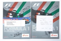 INDIAN GP: Two signed official programmes from the 2011 Indian Grand Prix [Location: Melbourne] - 3