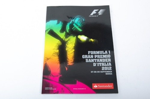ITALIAN GP: An official signed programme from the 2012 Italian Grand Prix at Monza, signed by numerous drivers [Location: Melbourne]