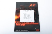 GERMAN GP: An official signed programme from the 2009 German Grand Prix at Nurburgring, signed on cover by Alonso, Webber, Massa, Vettel & Raikkonen [Location: Melbourne] - 3