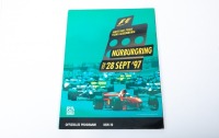 LUXEMBOURG GP: An official signed programme from the 1997 Luxembourg Grand Prix held at Nurburgring, signed by an ensemble number of drivers [Location: Melbourne]