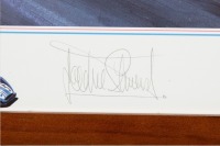 TYRRELL: A signed print 'Monaco Grand Prix 1973' by artist Nicholas Watts, featuring Jackie Stewart in the Tyrrell 006, signed by Jackie Stewart, Ken Tyrrell, Nicholas Watts, limited edition (280/500), 61cm high, 80cm wide [Location: Melbourne] - 5