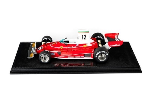 FERRARI: A highly detailed GP Replicas 1:18 scale 1975 Ferrari 312 T, car #12 driver Niki Lauda, limited edition of 999 units in original box [Location: Melbourne]