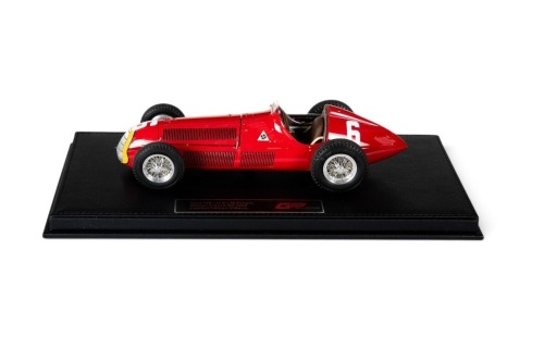 ALFA ROMEO: A highly detailed 1:18 scale GP Replicas 1950 Alfa Romeo Alfetta 158, car #6 driver Juan Manuel Fangio, 1950 French GP winner, limited edition of 500 units in original box [Location: Melbourne]