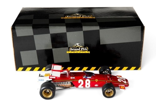 FERRARI: An Exoto Grand Prix Classics 1:18 scale 1970 Ferrari 312B, car #28 driver Ignazio Giunti, in original box [Location: Melbourne]