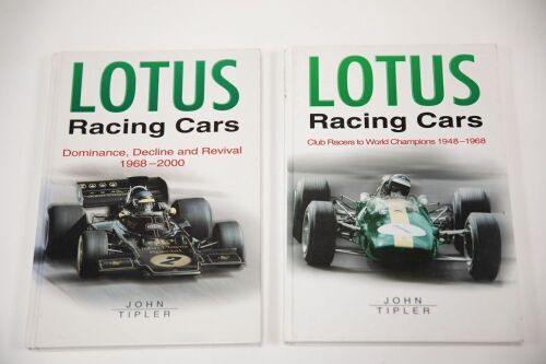 LOTUS: Two hardcover books relating to Lotus by John Tipler [Location: Melbourne]