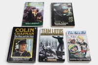CHAPMAN / LOTUS: Five books relating to both Colin Chapman & team Lotus [Location: Melbourne]