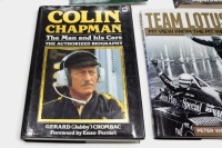 CHAPMAN / LOTUS: Five books relating to both Colin Chapman & team Lotus [Location: Melbourne] - 2