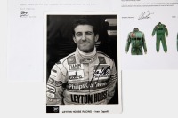 CAPELLI: A c1988 Ivan Capelli Leyton House Formula 1 Race Suit by Sparco, signed with CoA - 27