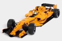 MCLAREN: A Minichamps 1:18 scale 2006 McLaren Mercedes MP4-21, car #4 driver Juan Pablo Montoya - 3