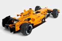 MCLAREN: A Minichamps 1:18 scale 2006 McLaren Mercedes MP4-21, car #4 driver Juan Pablo Montoya - 4